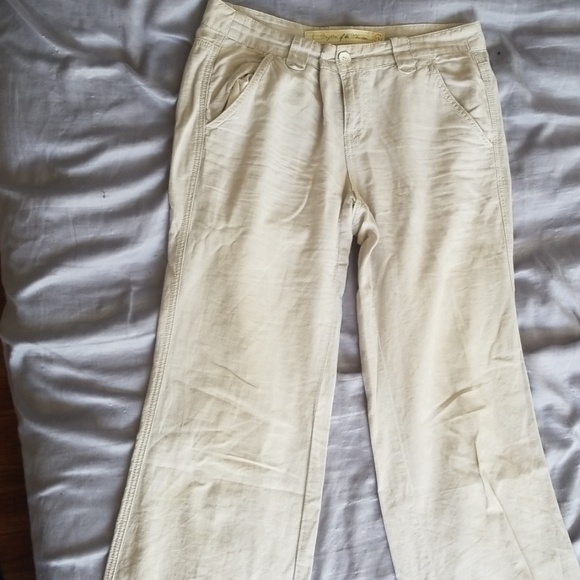 Cotton/Linen blend pants - Picture 1 of 3